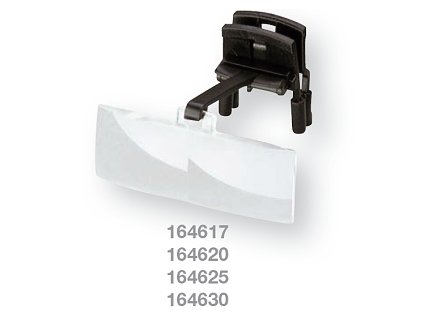 Zvětšení 2,5x - Lupový předvěs bino - labo clip