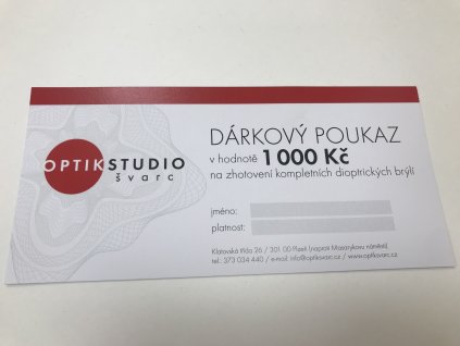 poukaz 1000