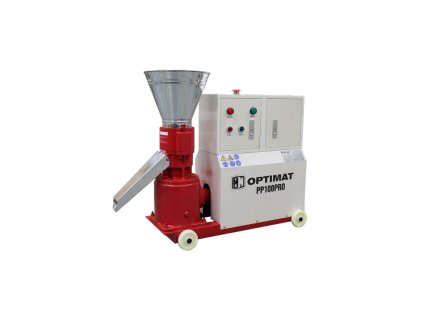 peleciarka granulator paszy peletu optimat pp100pro z obudowa 100 kgh o119 mm (4)