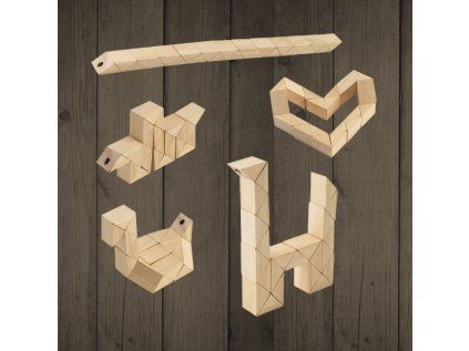 Dřevěné puzzle 24 dílů