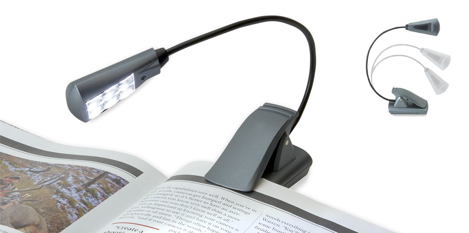 LED osvětlení na knížku