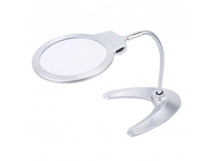 Stolní lupa s LED osvětlením (2x;6x) V-09010