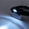 Náhlavní lupa s LED osvětlením (1,2x; 1,8x; 2,5x; 3,5x) V-09066