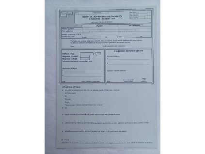 Návrh na léčeb.rehab. péči v odb. léčebně