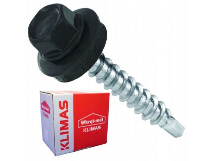 RAL 7016 4,8x70mm - 200ks - Skrutky farmárske strešné farba: antracitová šedá