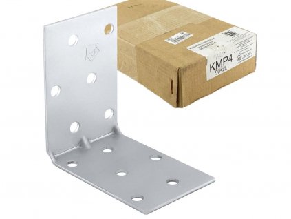 50ks - 60x60x40x1,5mm KMP4 - Montážny uholník s prelisom do dreva