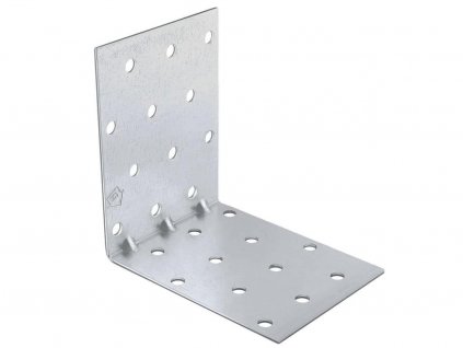 80x80x60x1,5mm KMP8 - Montážny uholník s prelisom do dreva