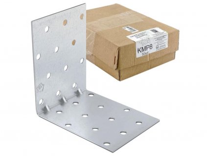 50ks - 80x80x60x1,5mm KMP8 - Montážny uholník s prelisom do dreva