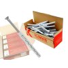 10x160mm KPS-FAST - 1 Kartón (4x25ks) - Rámové hmoždinky so skrutkou so zápustnou hlavou, TX40