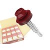 RAL 3011 4,8x55mm - 1 Kartón (12x200ks) - Skrutky farmárske strešné farba: hnedočervená