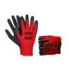 12 párov - Rukavice Verken onyx RedLatex- veľkosť 7/S