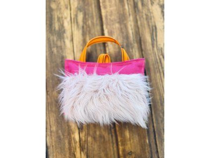 Pillow S - Pink - Faux Fur