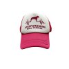 Kšiltovka Orange County - růžová - sbt srdeční tep