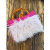 Pillow S - Pink - Faux Fur