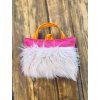 Pillow S - Pink - Faux Fur