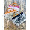 Pillow S - Black - Faux Fur