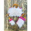 Hang wide pink - Faux Fur
