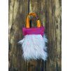 Hang wide pink - Faux Fur