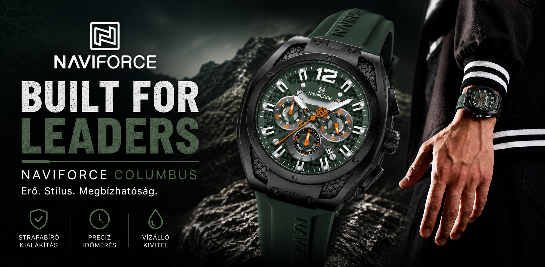 NAVIFORCE COLUMBUS Quartz T Férfi karóra