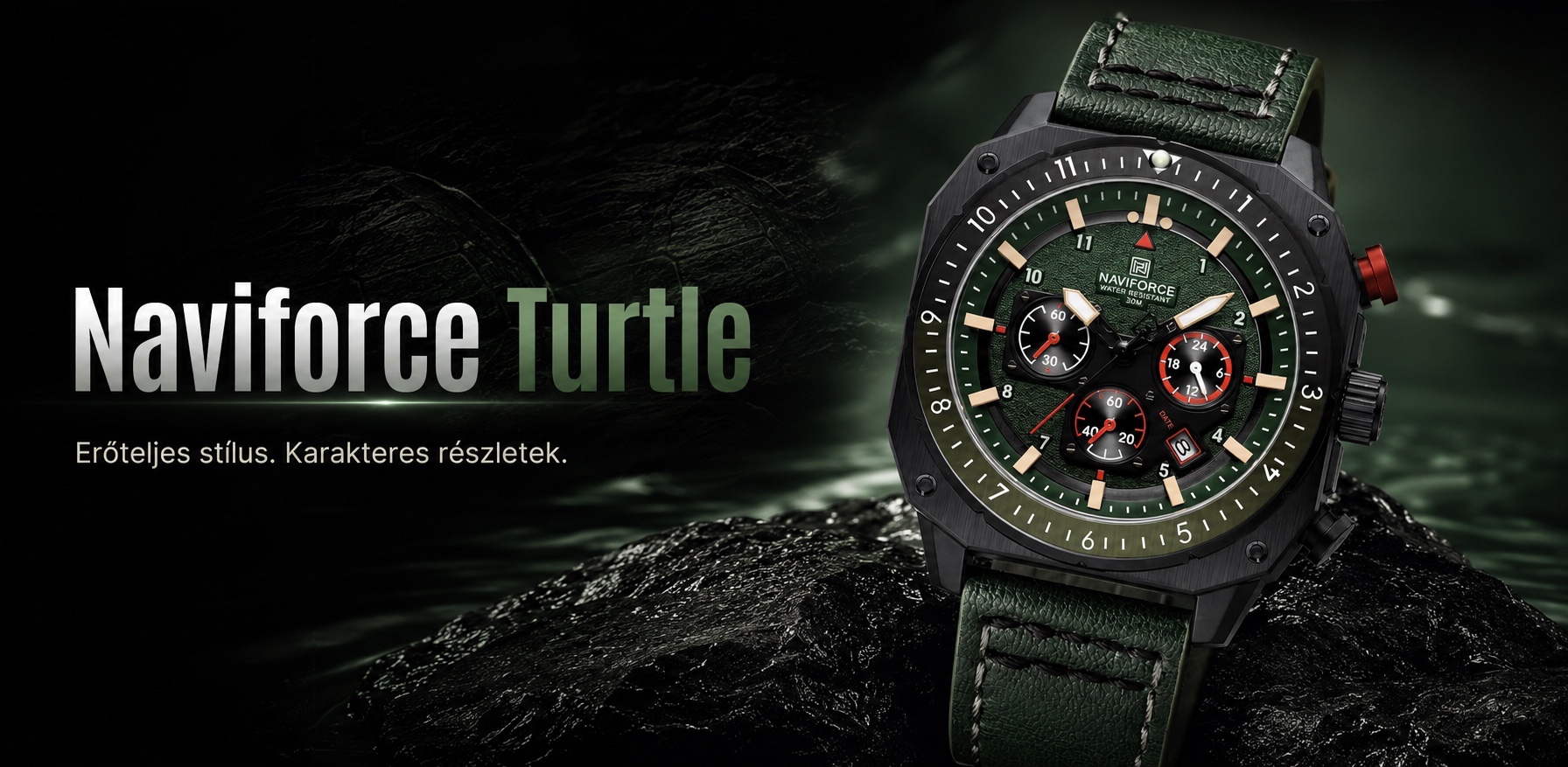 Naviforce Turtle Quartz L Férfi karóra
