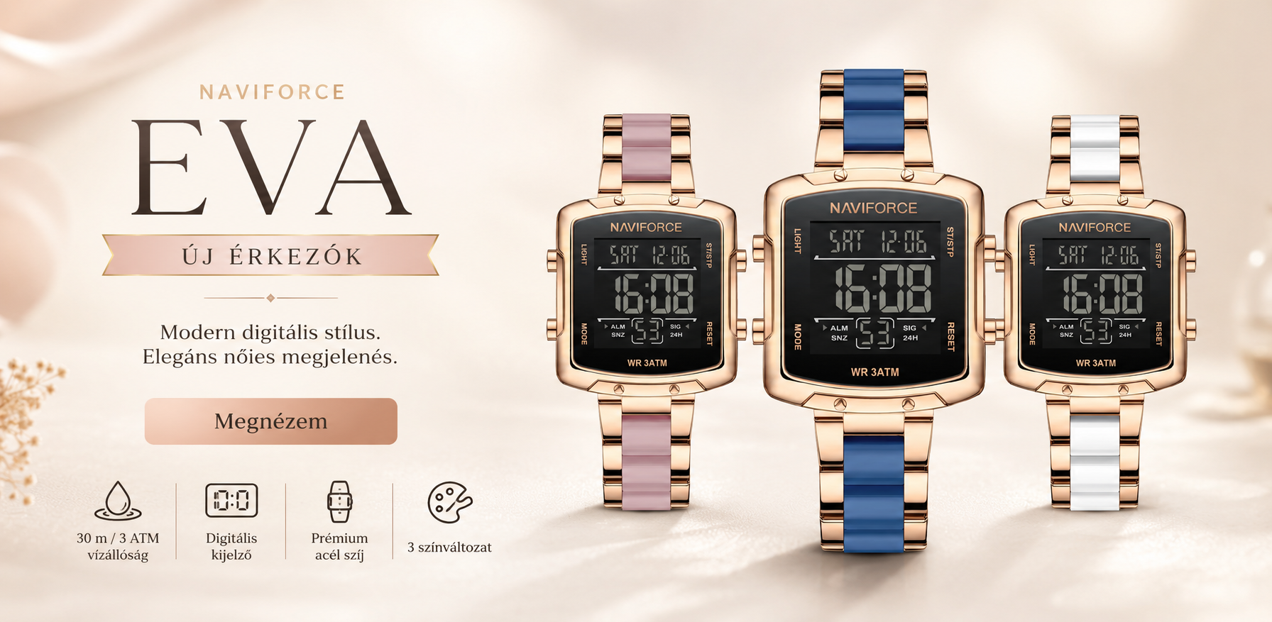 NAVIFORCE EVA Quartz C Női karóra