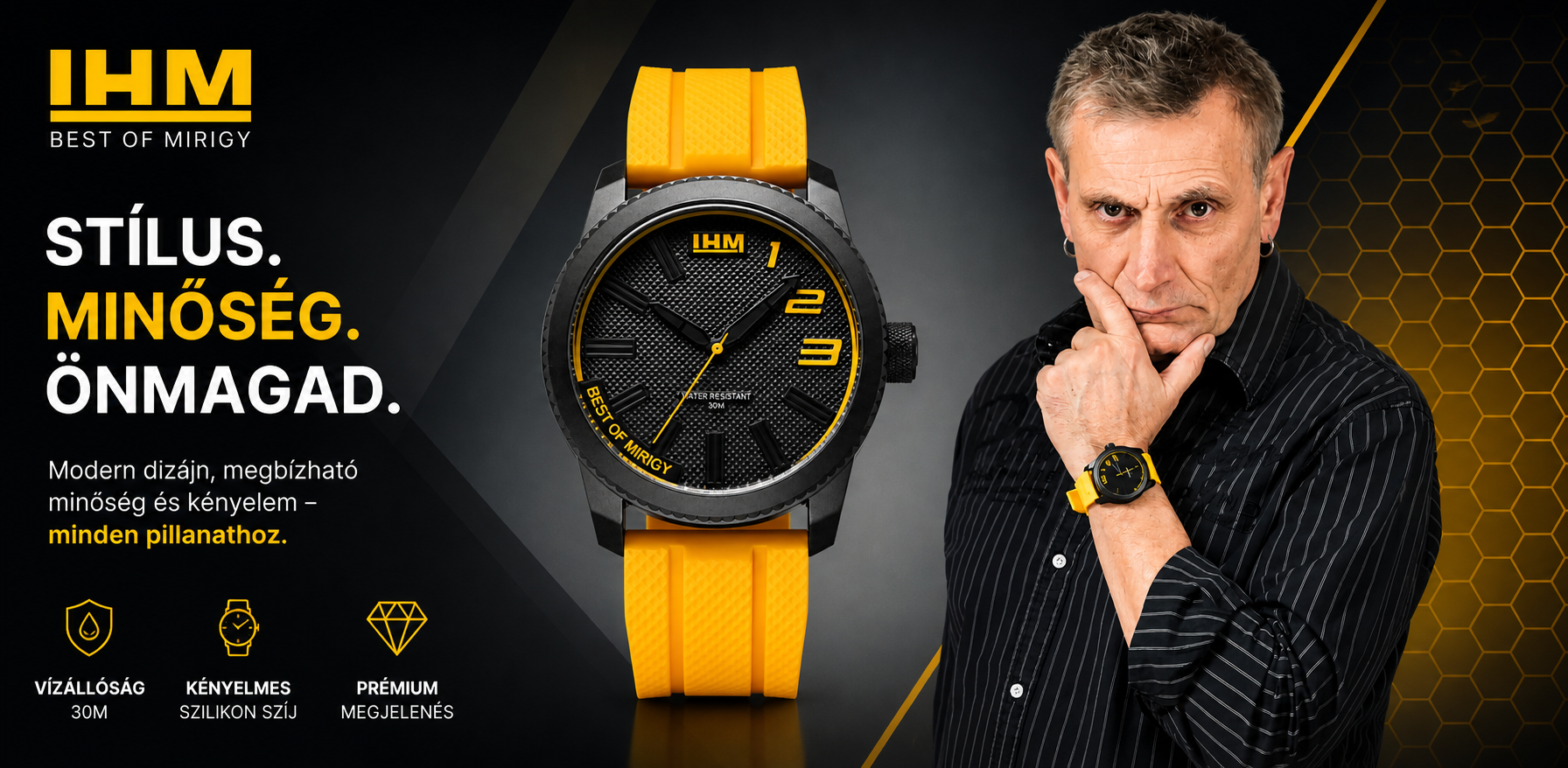 NAVIFORCE x Irigy Hónaljmirigy Quartz Férfi karóra