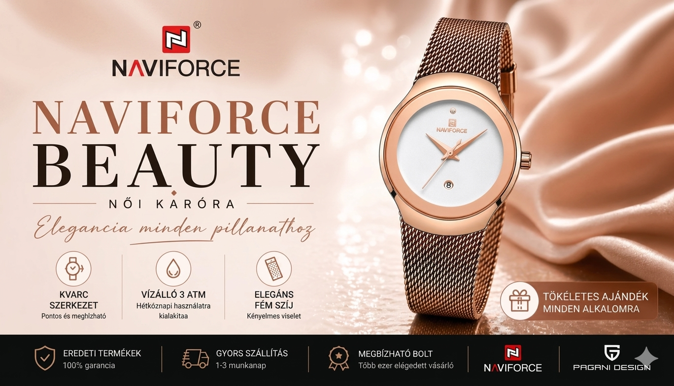 NAVIFORCE BEAUTY Quartz S Női karóra
