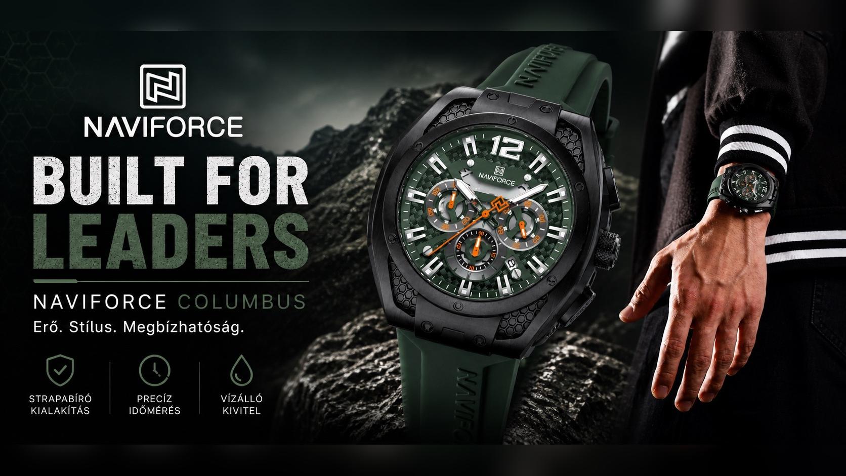 NAVIFORCE COLUMBUS Quartz T Férfi karóra