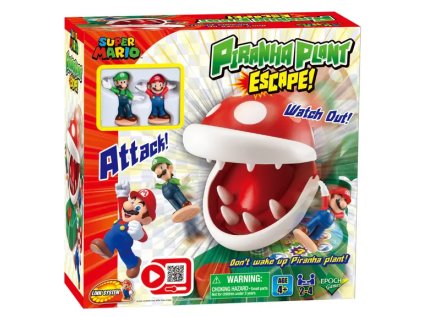 Super Mario Pirahna plant escape társasjáték