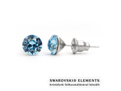 jazzy aquamarine swarovskir kristalyos fulbevalo