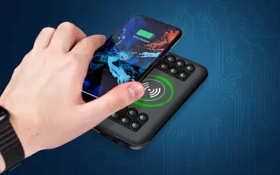 Vždy po ruke - 2v1 bezdrôtová nabíjačka s powerbankou WCH-004