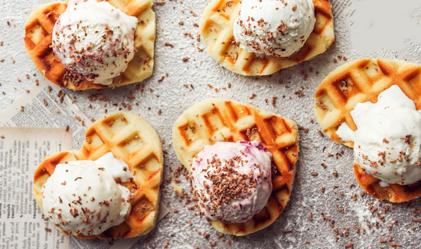 Valentínske vafle v tvare srdca: Recept pre zamilovaných