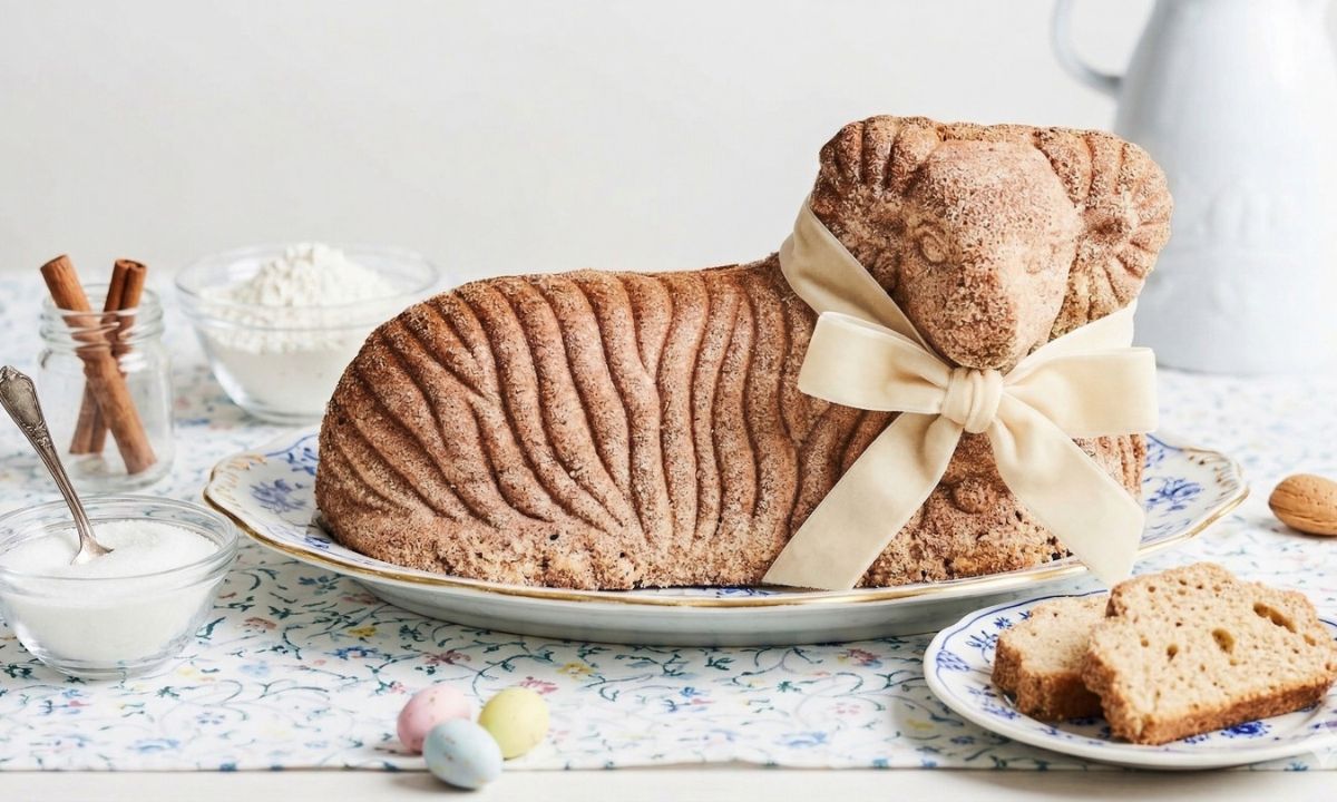 Veľkonočný baranček na sviatočnom stole