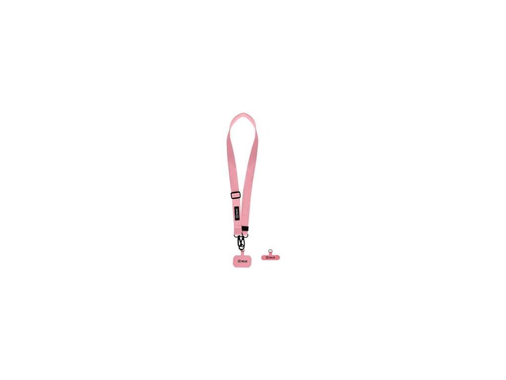 OBAL:ME NeckTag Ribbon Popruh na Telefon Pink