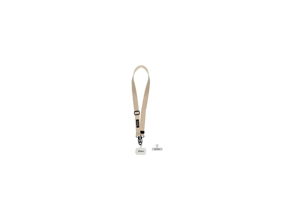 OBAL:ME NeckTag Ribbon Popruh na Telefon Ivory