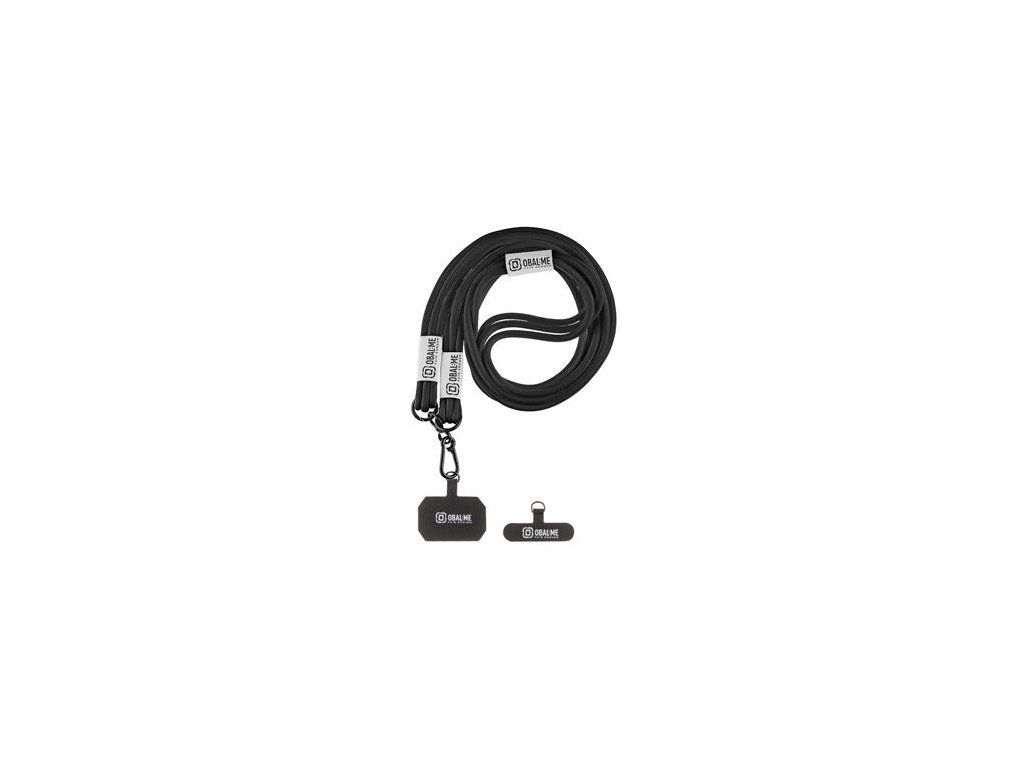 OBAL:ME NeckTag Trio Popruh na Telefon Black