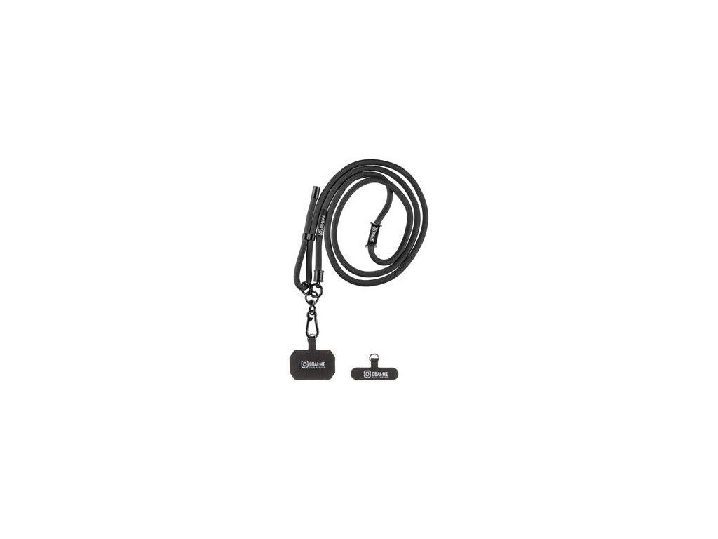 OBAL:ME NeckTag Popruh na Telefon Black