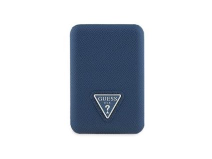 Guess PU Grained Triangle Logo MagSafe Powerbanka 5000mAh Blue