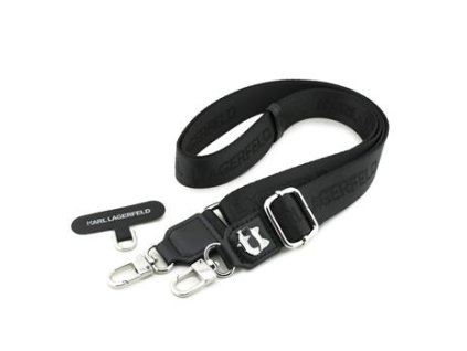 Karl Lagerfeld Universal Crossbody Popruh Choupette Patch Black