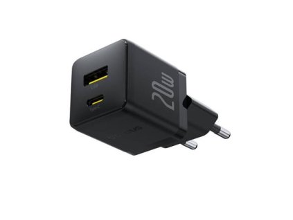 Baseus Palm Fast Nabíječka USB-A + USB-C 20W Black