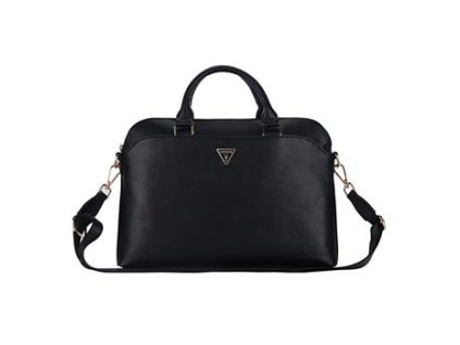 Guess PU Grained Triangle Logo Taška na Notebook 13/14/15" Black