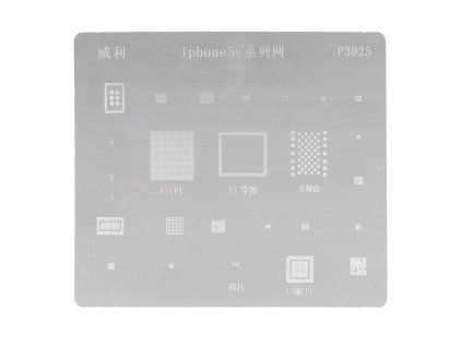 14921 iphone 5s bga chip ball arrangement template 0.16mm wylie 1