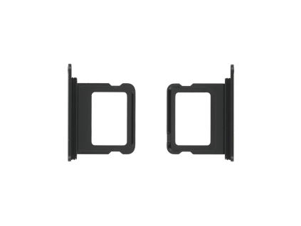 ip 17 single sim card tray black oem new mv5x8mgg