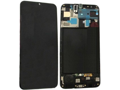 Samsung SM A505F Galaxy A50 LCD Display + Touchscreen + Frame GH82 19204A Black