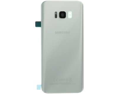 samsung galaxy s8 plus sm g955f battery cover silver gh82 14015b