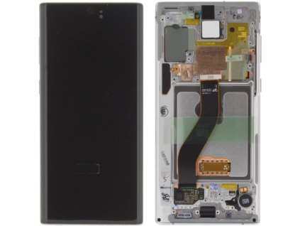 Samsung N970F Galaxy Note 10 LCD Display + Touchscreen + Frame GH82 20818B Aura White