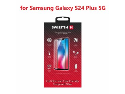 Náhradní díl pro Swissten Galaxy S24 Plus - 54501851 - Celé lepidlo - Černé
