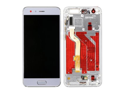 honor 9 lcd screen digitizer with frame glacier grey 1