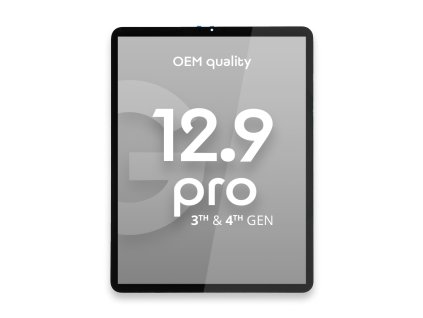 OEM original ipad pro 12 9 3 4th gen 2020 lcd black 1 32PC6kUj