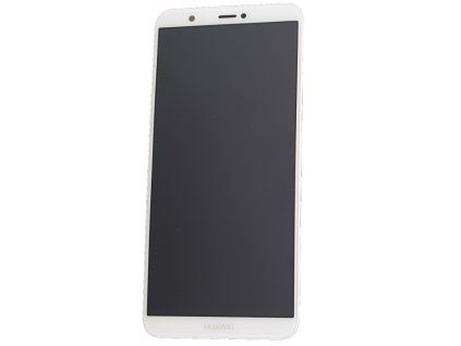 Huawei P Smart (FIG LX1) LCD Display + Touchscreen + Frame Incl. Battery White 02351SVE 2